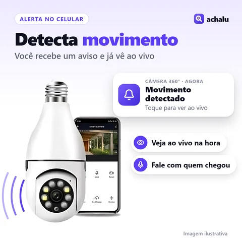 Alerta de movimento: aviso no celular para ver ao vivo na hora