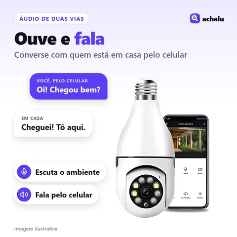 Áudio de duas vias: escute o ambiente e fale pelo celular
